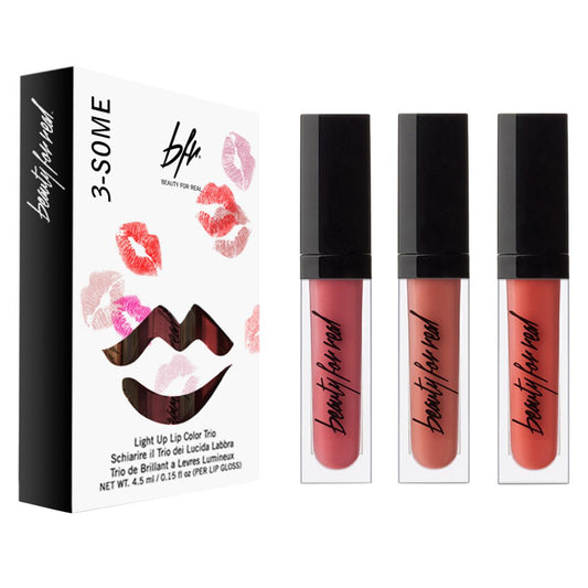 Beauty For Real Liquid Lip Cream Trio - Nudes